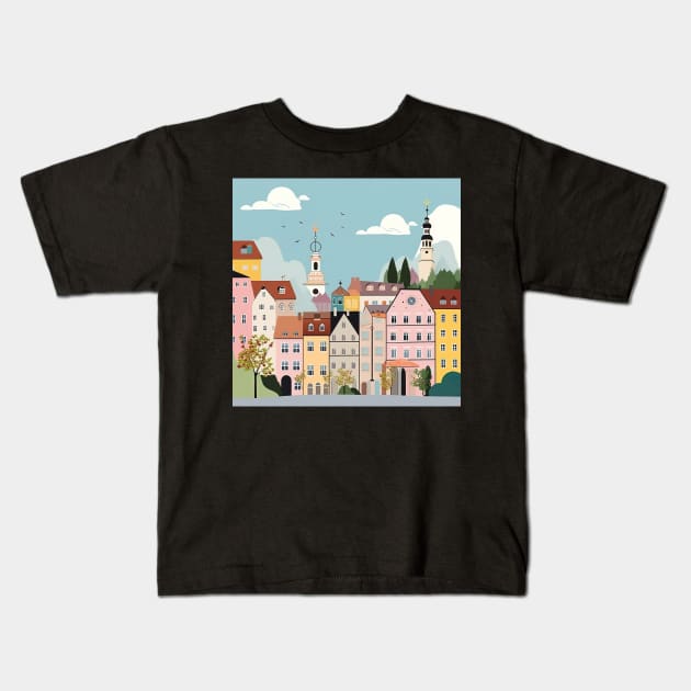 Baden-Württemberg Kids T-Shirt by ComicsFactory